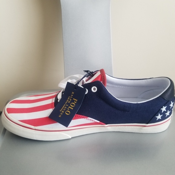 Polo Ralph Lauren® Canvas Red/White/Blue - Picture 7 of 8